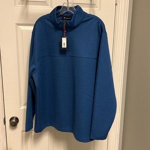 NWT. Cremieux 1/4 Zip mens pullover.